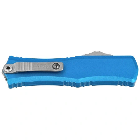Nóż automatyczny OTF Microtech Hera II Mini S/E Blue Aluminium, Stonewashed M390MK by Tony and Sean Marfione (1703M-10BL)