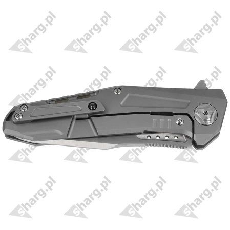 Reate Knife K-3 Drop Point Grey Titanium/Carbon Fiber, Satin CTS-204P