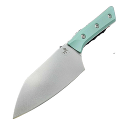 Microtech Santoku 6" Kitchen Knife Caribbean Blue G10, Stonewashed M390MK (3200-10CA)