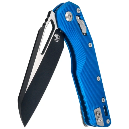 Nóż składany Microtech MSI S/E Fluted Blue Aluminium, Black M390MK by Tony Marfione (210-1FLBL)
