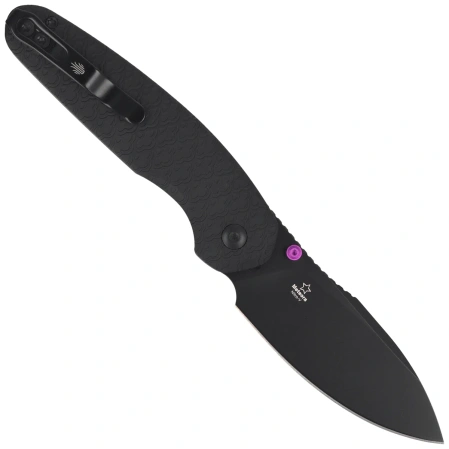 Kizer Meteora Knife Black Aluminum, Black PVD Nitro-V by Evgeniy Bulychev (V3730A2)
