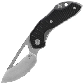 Bestechman Triassic Knife Black G10, Satin 14C28N by Denis Simonutti (BMK17A)