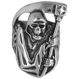 Tole 10 Imperial Scythe Death Ring (16193)