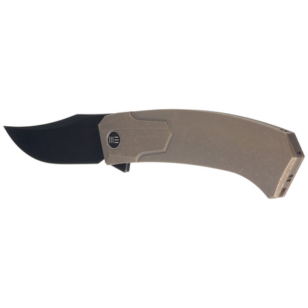 WE Knife Shuddan Bronze Titanium, Black Stonewashed CPM 20CV by Rafal Brzeski (WE21015-3)