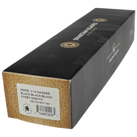 Nóż Spartan Blades George V14 Dagger D/E Black G10, Black PVD MagnaCut by Les George (SB27BKBKKYBK)