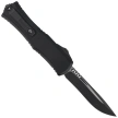 Nóż automatyczny OTF Microtech Hera II Mini S/E Recurve Black Aluminium, Black M390MK by Tony and Sean Marfione (1705M-1T)