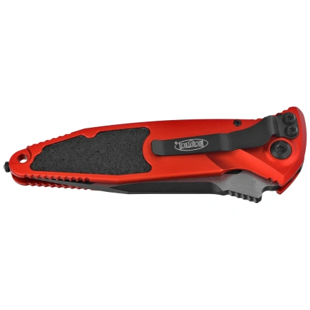 Nóż automatyczny Microtech Socom Elite Auto S/E Red Aluminium, Black M390 by Tony Marfione (160A-1RD)