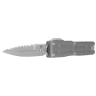 Microtech Ultratech Gen III EX-ZBP Bayonet Signature OTF Knife Natural Clear Aluminum, Apocalyptic M390MK F/S by Tony Marfione (1120EX-12APNCS)