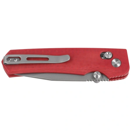 Remette RT-Aurora Knife Red G10, Satin 14C28N (Aura-G4)
