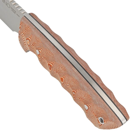 Nóż Muela Rhino-10SV.C/K Brown Canvas Micarta, Satin X50CrMoV15