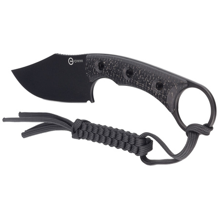Civivi Knife Midwatch Black Micarta, Black Stonewashed N690 (C20059B-1)
