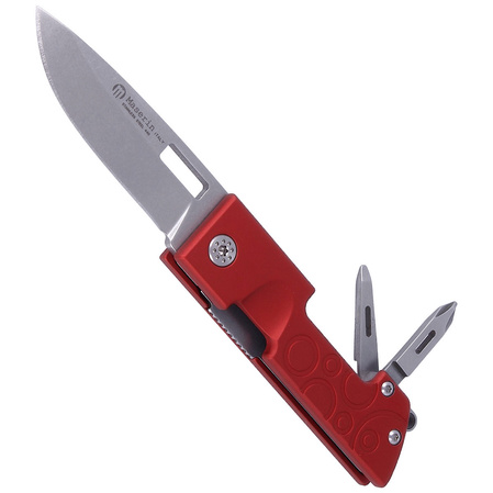 Nóż składany/Multi-Tool Maserin D-Dut 214 Red Aluminium, Stonewashed 440C by Bonus (214/R)