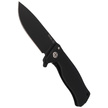 Nóż składany LionSteel SR11A Black Aluminum, Black Sleipner by Molletta (SR11A BB)