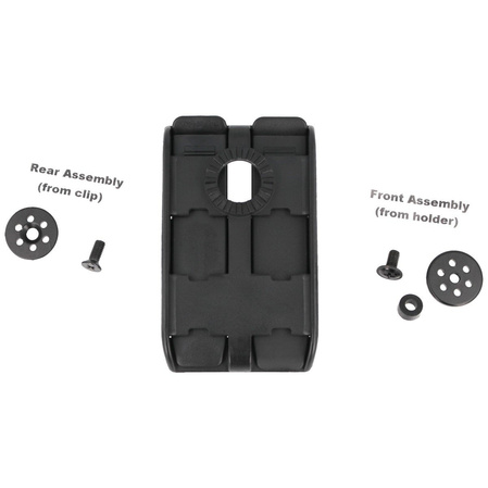 Mocowanie do taśm ESP Roto 360° Double-row MOLLE Clip, wsuwane (UBC-04-2)