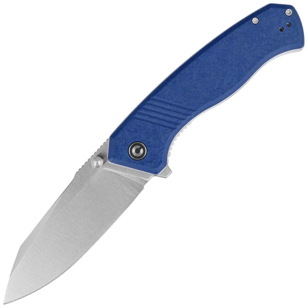 Civivi Placoid Blue Shredded G10 Knife, Satin 14C28N (C23079-2)