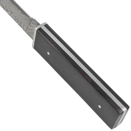 Nóż Tramuntana Decor Habitat Tanto Black Ebony, Damascus (H0077)