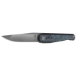 Nóż składany Bestech Spear Phisher Black Titanium/Blue CF, Hand Rubbed Satin M390 by Todd Knife and Tool (BT2405C)