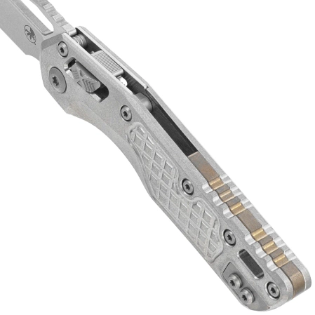 Nóż składany Microtech MSI S/E Marfione Select Stonewashed Frag Titanium, Bronze HW, Stonewashed M390MK by Tony Marfione (210-10FRMS1)