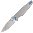 Spartan Blades Pandia Knife Gray Titanium, Blue HW, Stonewashed MagnaCut by Curtis Iovito (SF16SWBL)