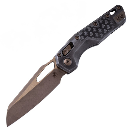 Nóż składany Microtech MSI S/E Brushed Metal Claw Bronzed Aluminium, Apocalyptic M390MK by Tony Marfione (210-13APBMCWS)