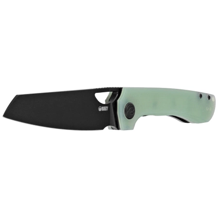 Kubey Elang Knife Jade G10, Blackwashed AUS-10 by Sebastian Irawan (KU365D)