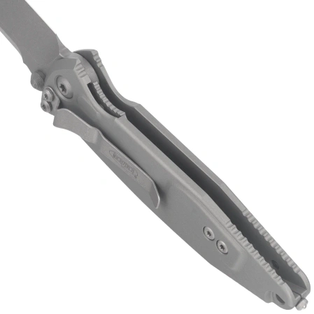 Microtech Socom Elite S/E-M Knife Natural Clear Aluminum, Apocalyptic M390MK by Tony Marfione (160-10APNC)