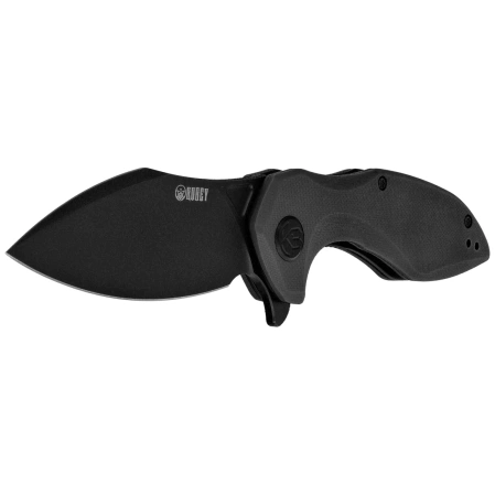 Kubey Nobel Knife Black G10, Blackwashed 14C28N (KU236O)