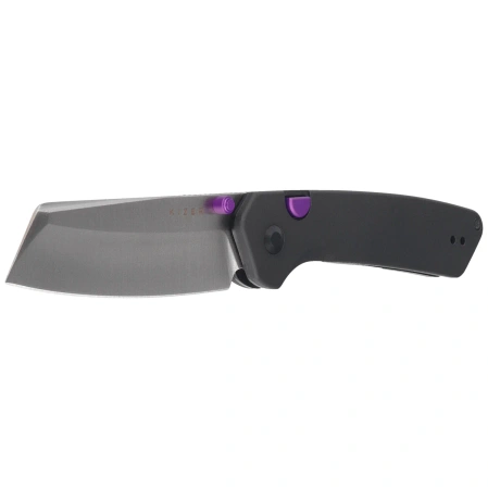 Kizer Madrac Knife Black Aluminum, Satin S45VN by Matteo Pignatelli (Ki3693A2)