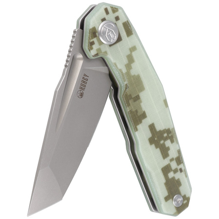 Nóż składany Kubey Carve KB237H Digital Camo G10, Bead Blasted AUS-10