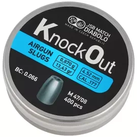 JSB KnockOut Slugs 4.52 mm, 0.870 g, 400 pcs (546126-400)