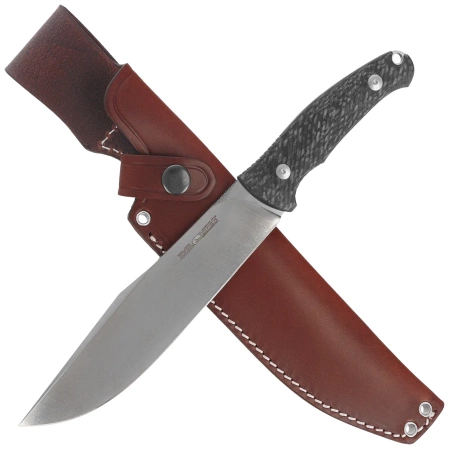 Viper Trail Knife Black Carbon Fiber, Satin N690Co by Jens Ansø (VT4068FC)