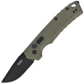 Tekto A3 Delta Mini D/P Automatic Knife OD Green G10, Black D2 (A3S_G1OD_D2BK1_A1)