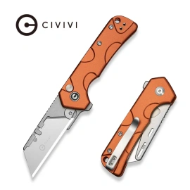 Nóż składany Civivi Pulsara Utility Orange Aluminum, Stonewashed 6Cr13 (C24041F-3)