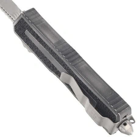 Microtech Scarab II Gen III T/E OTF Knife Weathered Metal Aluminium, Apocalyptic M390MK by Tony Marfione (1279-10APWME)