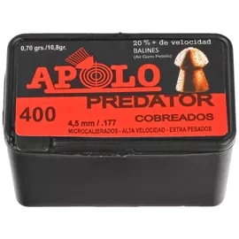 Śrut Apolo Predator Copper 4.5 mm, 400 szt. 0.70g/10.8gr (19950)