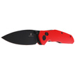 Bestechman Knife Ronan Red G10, Black Titanized Stonewashed 14C28N (BMK02J)