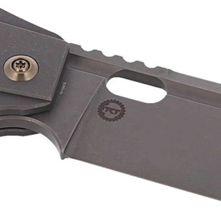 Nóż składany WE Knife Roxi 3 Gray Titanium, Gray Stonewashed CPM S35VN by Todd Knife and Tool (19072-1)