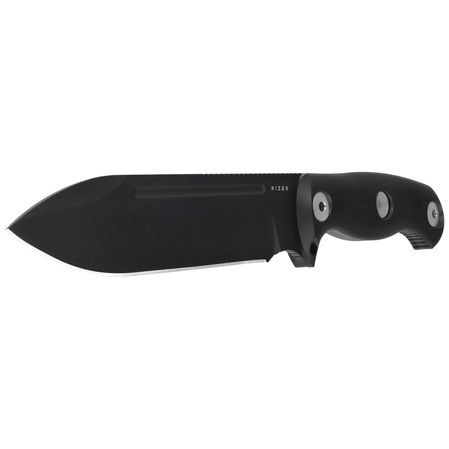 Kizer Drop Bear Fix 7 Knife Black G10, Black 1095 by Azo (1103A2)