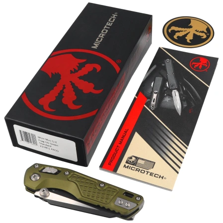Microtech MSI Ram-Lok Mini S/E Knife OD Green Frag Aluminium, Black M390MK by Tony Marfione (210M-1FROD)