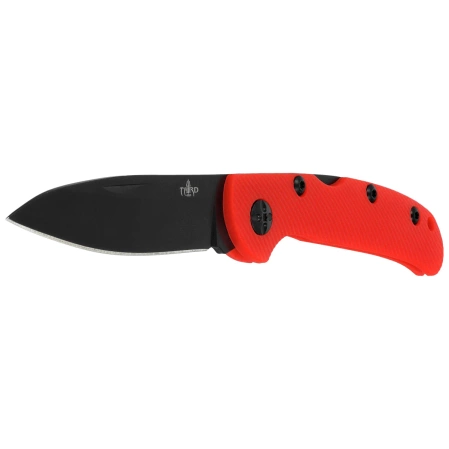 Nóż składany Third Decor Habitat N76 Navaja Red Nylon Fibre, Black 420 (TH-N76R)