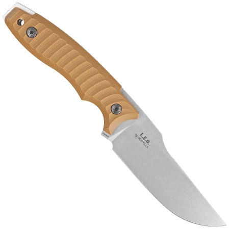 Nóż Maserin L.E.O. 919/G10M Brown G10, Stonewashed N690 by Tommaso Rumici