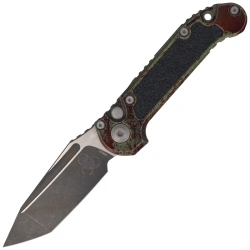 Microtech LUDT Gen III T/E Signature Automatic Knife Outbreak Aluminum, Outbreak M390MK by Tony Marfione (1136-1OBS)
