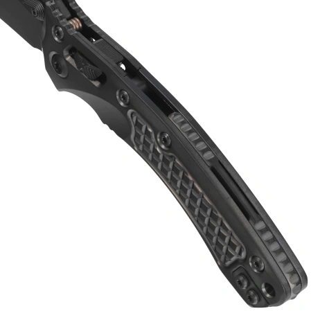 Microtech Marfione Select Amphibian Ram-Lok S/E Knife Black Frag Titanium, Black DLC Stonewashed M390MK by Tony Marfione (137RL-1 DLCTFRMS2)