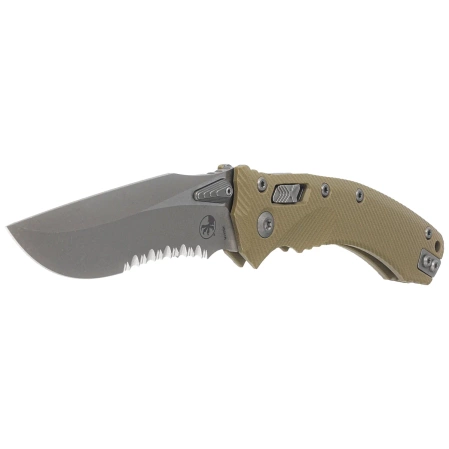 Microtech Amphibian Ram-Lok S/E Knife Fluted OD Green G10, Apocalyptic P/S M390MK by Tony Marfione (137RL-11APFLGTOD)