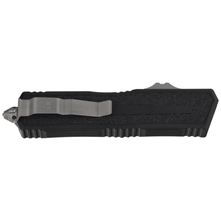Nóż automatyczny OTF Microtech Scarab II Gen III T/E Black Aluminium, Stonewashed M390MK by Tony Marfione (1279-10)