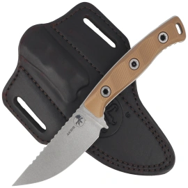 Microtech Akris S/E Knife Dark Earth G10, Stonewashed M390MK by Tony Marfione (95-10DE-1)