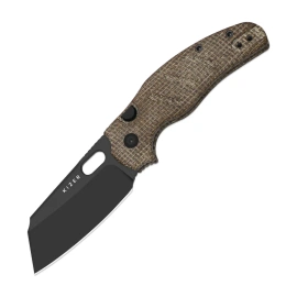 Nóż składany Kizer C01C 2.9 BS Brown Norplex UltreX Micarta, Black DLC Ulta Elmax by Sheepdog Knives (Ki3488.29BSA2)