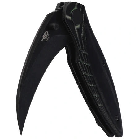 Nóż składany Bestech Mantidae Black Micarta, Black Stonewashed 14C28N by Lucas (BG60D)