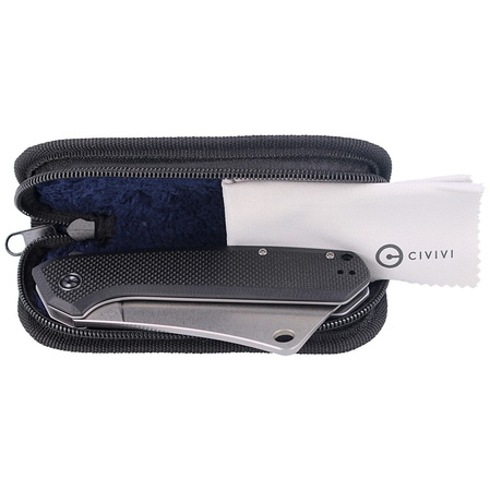 CIVIVI Knife Mastodon Black Coarse G10, Stonewashed (C2012C)