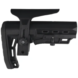 Niksan Defence AR-15 Telescopic Buttstock with Adjustable Cheek Riser (NKS102)